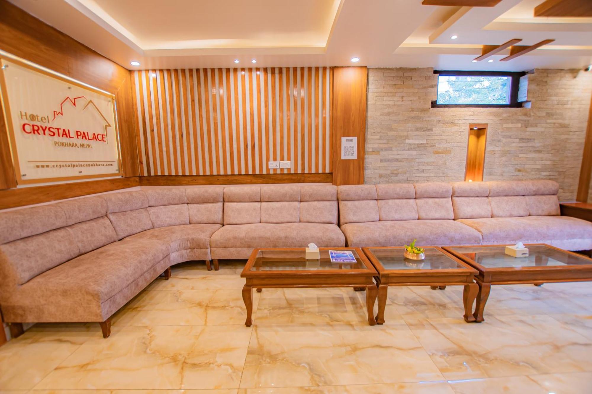 Hotel Crystal Palace Pokhara Bagian luar foto